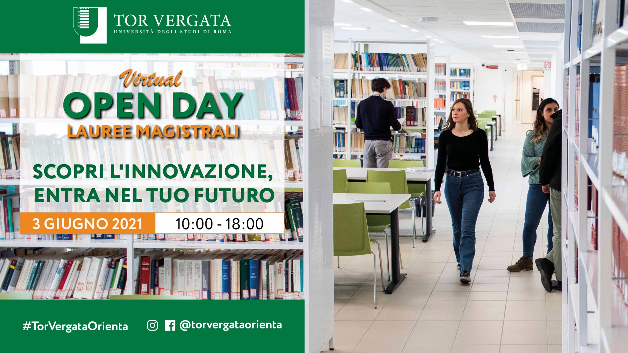 Virtual Open Day Lauree Magistrali Orientamento Università Tor Vergata